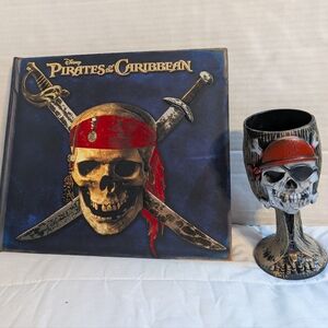 Pirates Of The Caribbean Hardcover Book And Cup